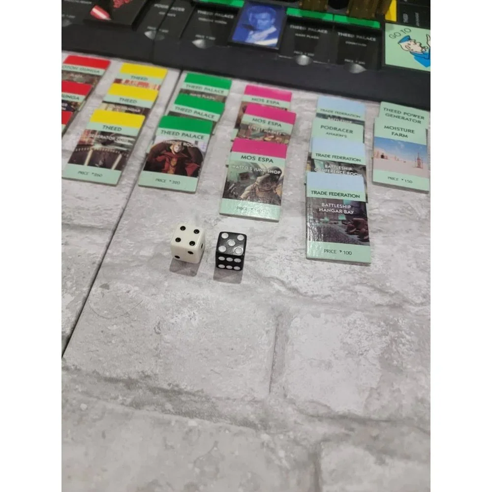 Monopoly Star Wars Episode 1 3D Collectors Edition Board‎ Game 1999 Complete